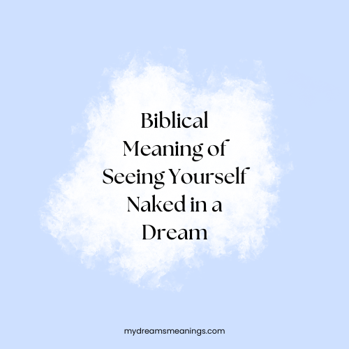 Biblical Meaning Of Seeing Yourself Naked In A Dream Mydreamsmeanings